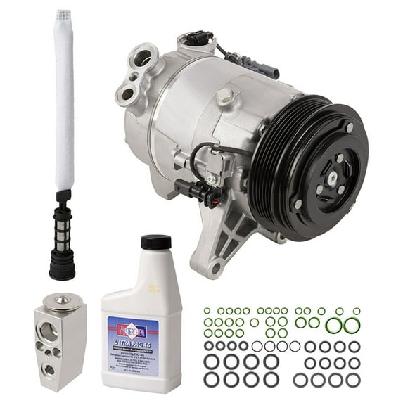 AC Compressor & A/C Kit For Buick LaCrosse 3.6L V6 2013 2014 2015 - Includes Drier, Expansion Valve, PAG Oil & O-Rings - BuyAutoParts