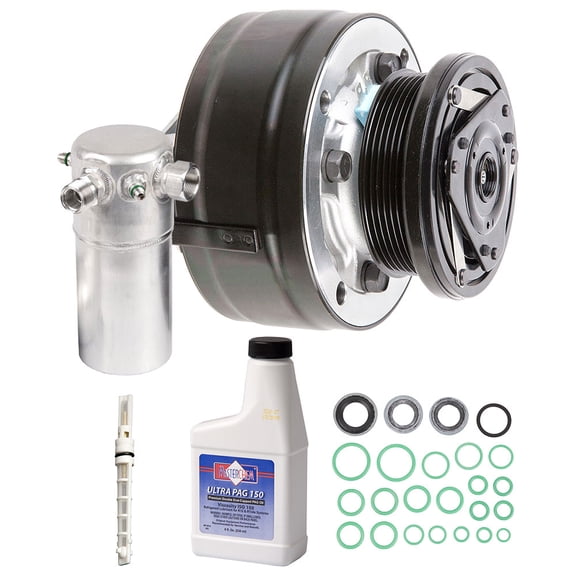 AC Compressor & A/C Kit For Chevy GMC Square Body Pickup Truck Suburban K5 Blazer Jimmy - BuyAutoParts