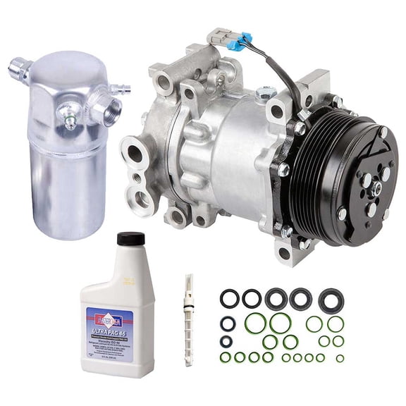 AC Compressor & A/C Kit For Chevy S-10 S10 Blazer GMC Sonoma Jimmy S15 Olds Bravada Isuzu Hombre 4.3L V6 - BuyAutoParts