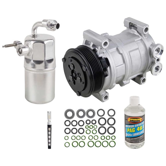 AC Compressor & A/C Kit For Chevy Silverado & GMC Sierra 4.3L V6 & 6.6L Duramax Diesel - BuyAutoParts