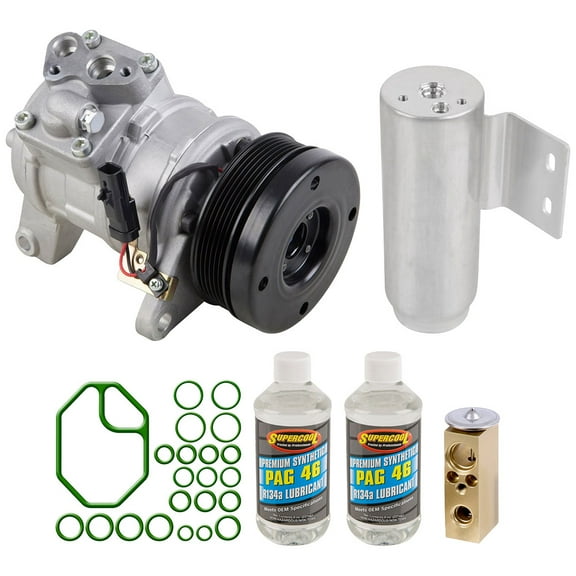 AC Compressor & A/C Kit For Dodge Caravan Plymouth Voyager Chrysler Town & Country Minivan 1996-2000 3.3L 3.8L V6 - BuyAutoParts
