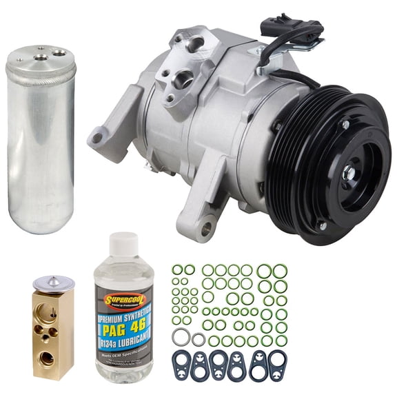 AC Compressor & A/C Kit For Dodge Durango 3.7L V6 & 4.7L V8 2004 2005 2006 2007 - BuyAutoParts