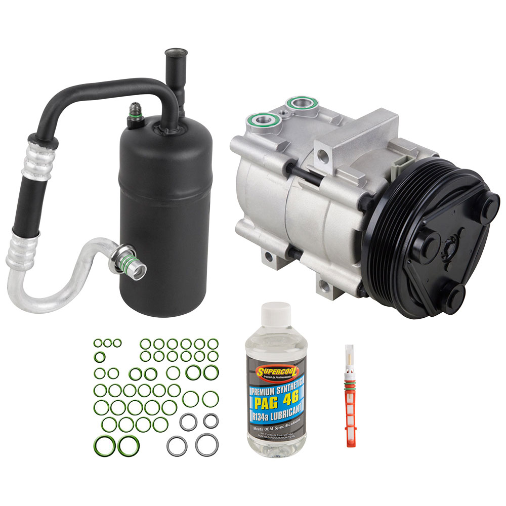 AC Compressor & A/C Kit For Ford Escape & Mazda Tribute V6 - Includes Drier, Expansion Valve, PAG Oil & O-Ring Seals! - BuyAutoParts