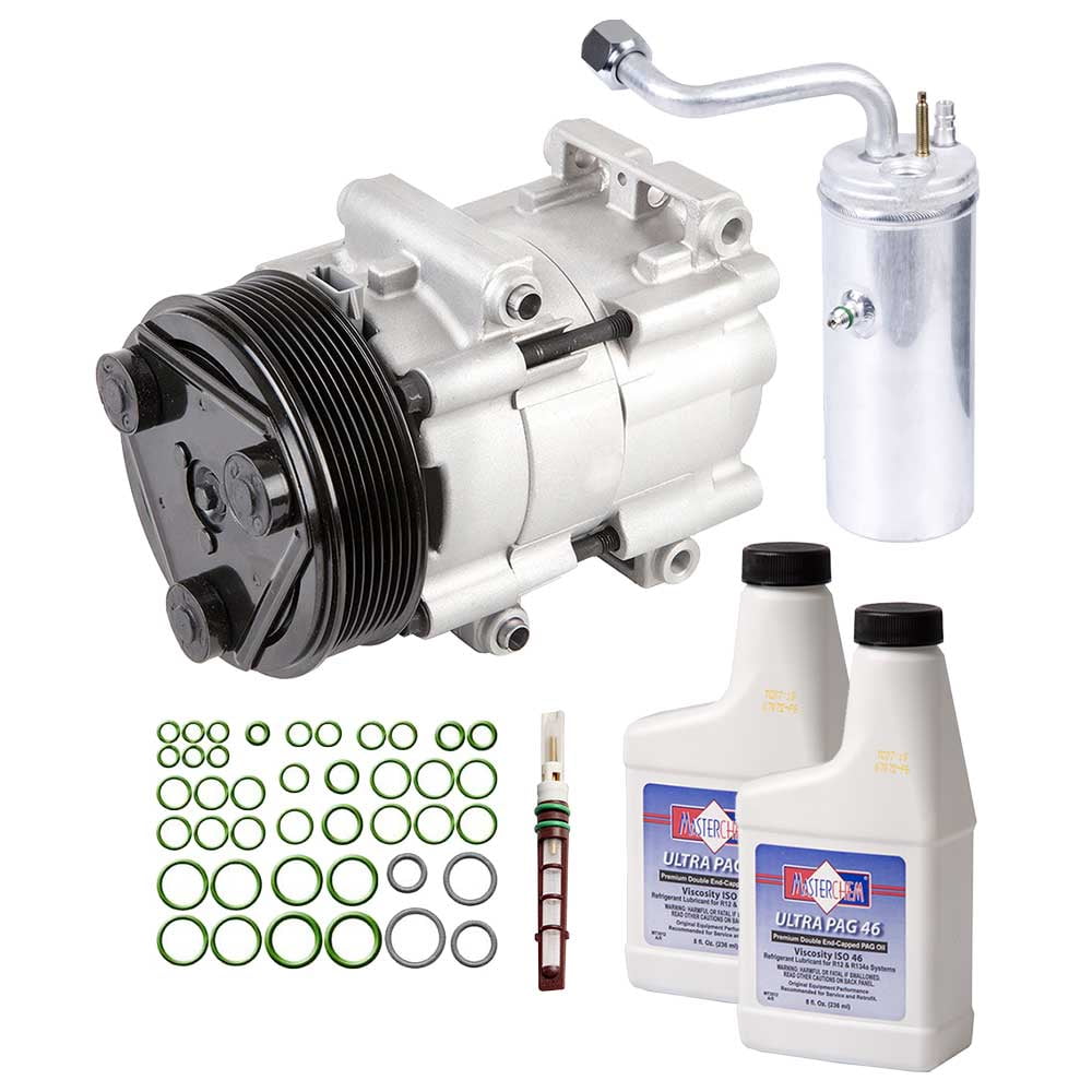 AC Compressor & A/C Kit For Ford F250 F350 F450 F550 F-250 Super Duty 7 ...