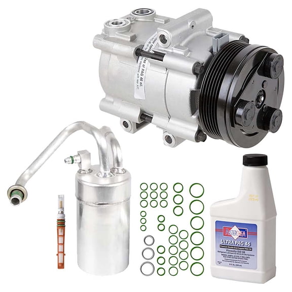 AC Compressor & A/C Kit For Ford Mustang 4.6L V8 SN95 GT SVT Cobra 1996 1997 1998 1999 2000 2001 2002 2003 2004 - BuyAutoParts