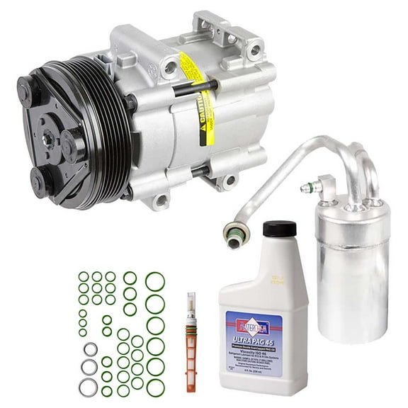 AC Compressor & A/C Kit For Ford Mustang V6 SN95 1996 1997 1998 1999 2000 2001 2002 2003 2004 - BuyAutoParts