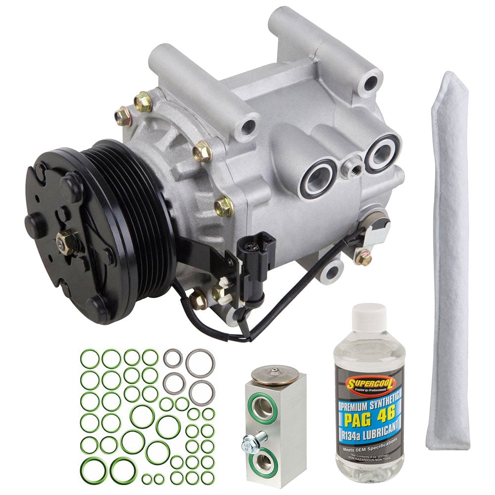 V8 Compressor AC Compressor & A/C Kit For Jaguar S-Type V8 2003 2004 2005 2006 2007 ...