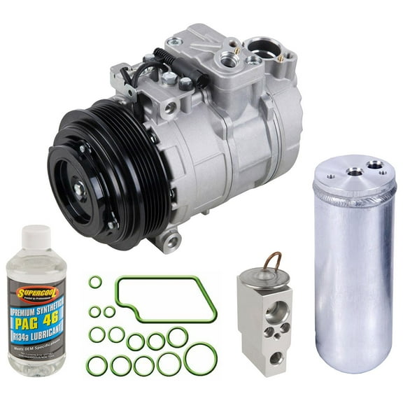 AC Compressor & A/C Kit For Mercedes ML320 ML430 ML500 & ML55 AMG - Includes Drier Filter, Expansion, PAG Oil & O-Rings - BuyAutoParts