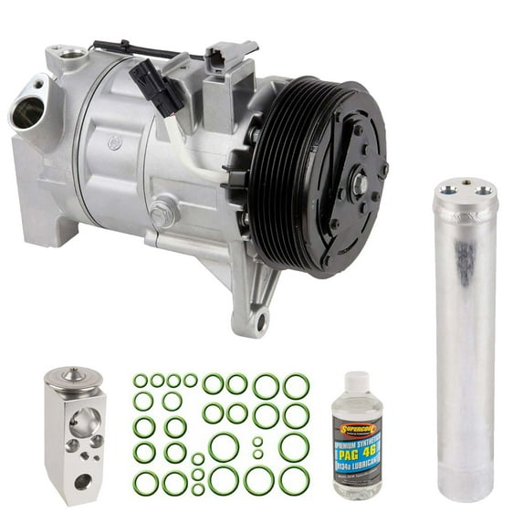 AC Compressor & A/C Kit For Nissan Altima 3.5SL & 3.5SV V6 Sedan 2013-2017 - DOES NOT FIT 3.5SR OR ANY 4-CYLINDER MODELS - BuyAutoParts
