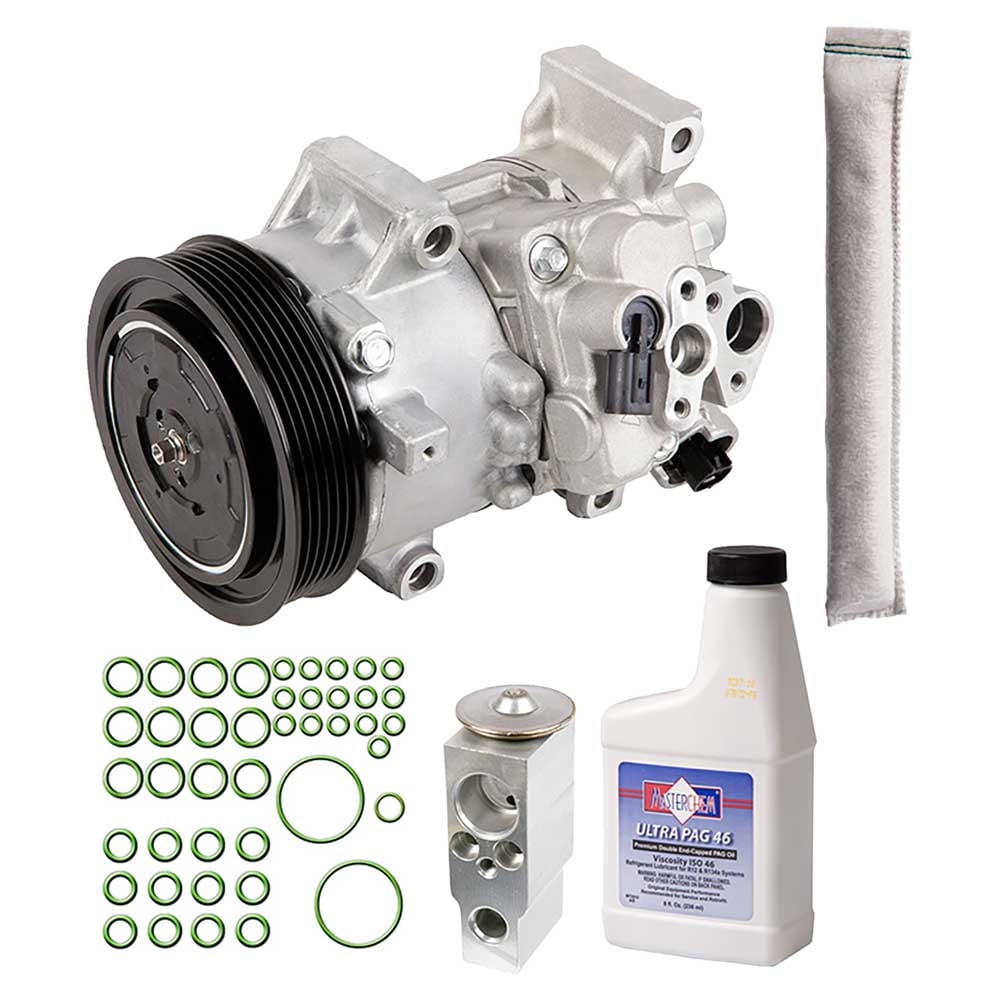 AC Compressor & A/C Kit For Toyota Corolla & Matrix 1.8L 2011 2012 2013 ...