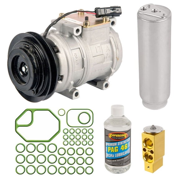 AC Compressor & A/C Kit For Toyota Land Cruiser FZJ80 Lexus LX450 1994 1995 1996 1997 - BuyAutoParts