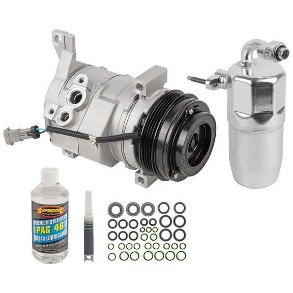 AC Compressor & A/C Repair Kit For Chevy Silverado Tahoe Suburban Avalanche GMC Yukon Sierra Cadillac Escalade - BuyAutoParts