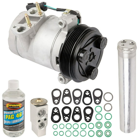 AC Compressor & A/C Repair Kit For Dodge Nitro 2007 2008 2009 2010 2011 w/ 4.0L V6 - BuyAutoParts