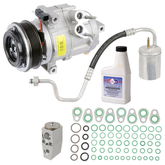 AC Compressor & A/C Repair Kit For Ford Flex Taurus Lincoln MKS MKT 2011 2012 w/ Non Turbo V6 - BuyAutoParts