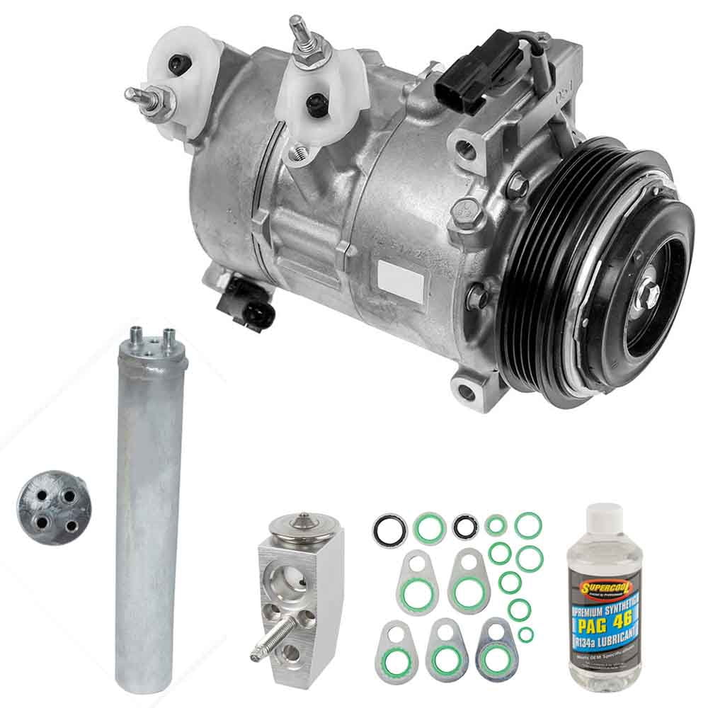 AC Compressor & A/C Repair Kit For Ford Mustang EcoBoost 2.3L 2015 2016 ...