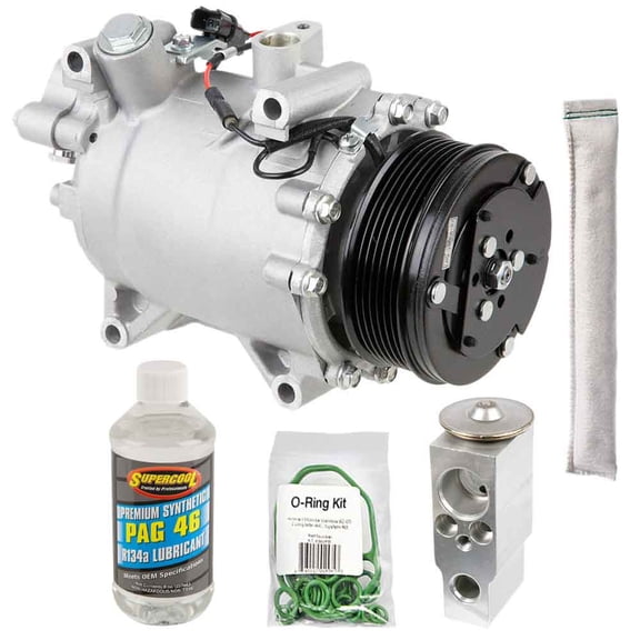 AC Compressor & A/C Repair Kit For Honda CR-V 2007 2008 2009 2010 2011 - BuyAutoParts