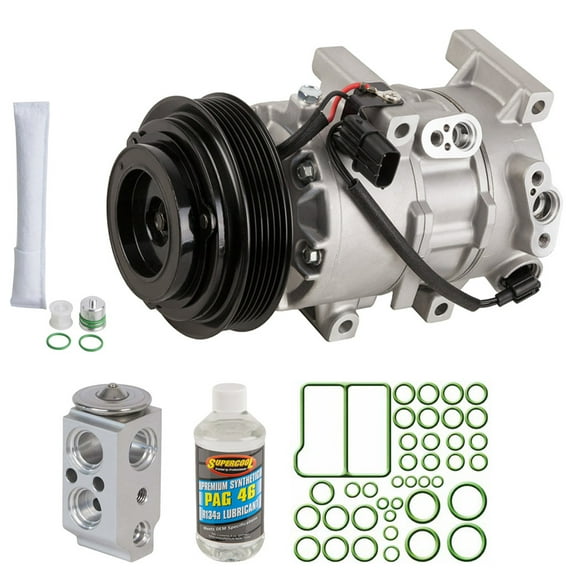 AC Compressor & A/C Repair Kit For Hyundai Accent & Kia Rio 2016 2017 - BuyAutoParts
