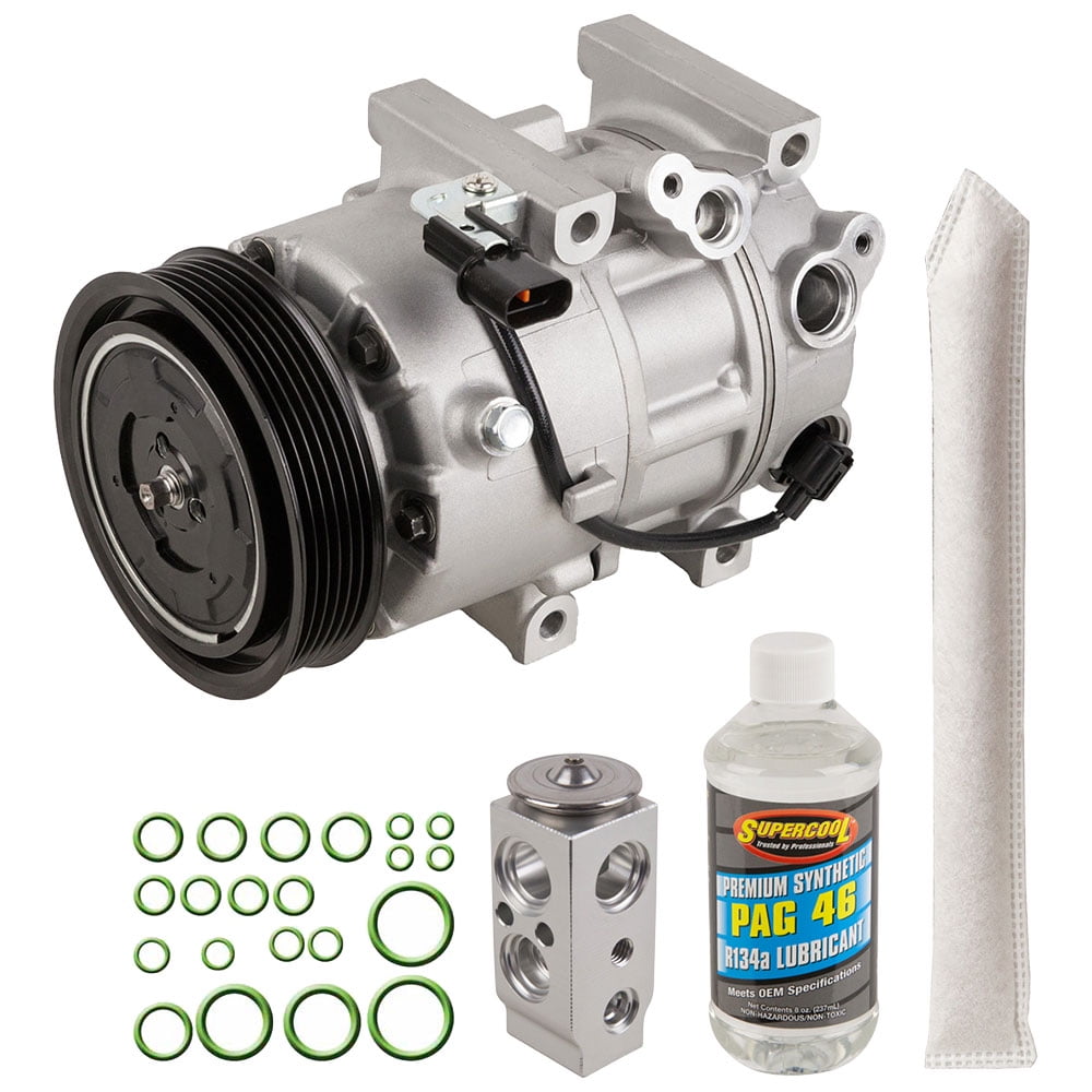 AC Compressor & A/C Repair Kit For Hyundai Sonata 2.4L Non-Hybrid 2011 ...