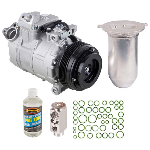 AC Compressor & A/C Repair Kit For Late 1997 BMW 528i E39 - Production Date September 1997 or Later - BuyAutoParts