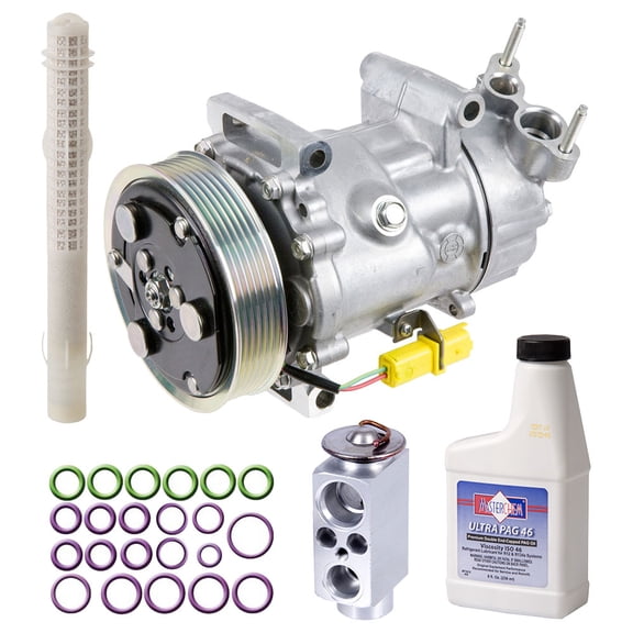 AC Compressor & A/C Repair Kit For Mini Cooper 1.6L 2008 2009 2010 2011 2012 2013 2014 2015 - BuyAutoParts