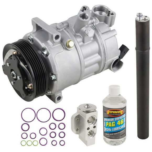 AC Compressor & A/C Repair Kit For Volkswagen VW Golf GTI R32 Jetta GLI New Beetle Eos Audi A3 TT - BuyAutoParts