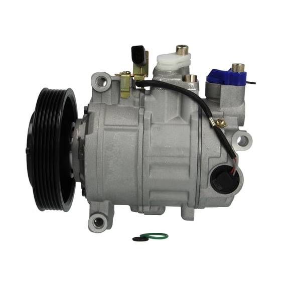 AC Compressor with Clutch Compatible with 2009-2017 Audi Q5 Premium Plus 2.0L 3.0L L4 V6 TFSI CAEB CNCD Denso 6SEU14C Replaces 8K0260805K 4F0260805H 4G0260805A 4F0260805AF 8K0260805D