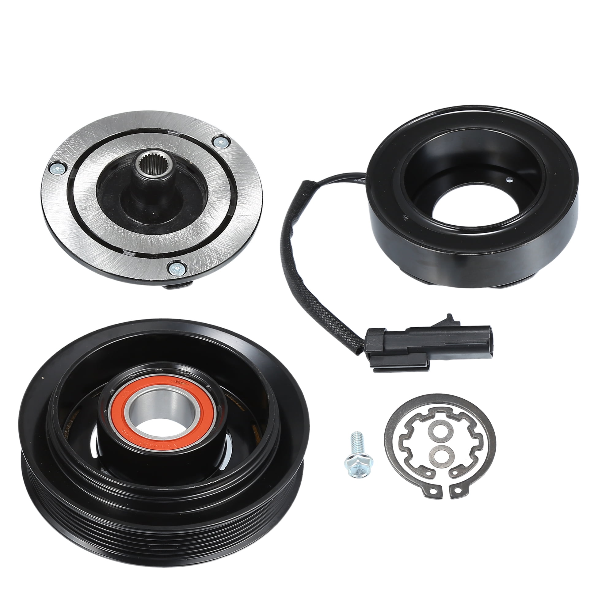 Unique Bargains AC Compressor Clutch Set Replace for Dodge Dakota 2004-2007 A/C Clutch Repair Assembly Black