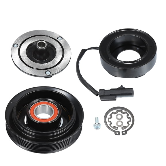 Unique Bargains AC Compressor Clutch Set Replace for Dodge Dakota 2004-2007 A/C Clutch Repair Assembly Black