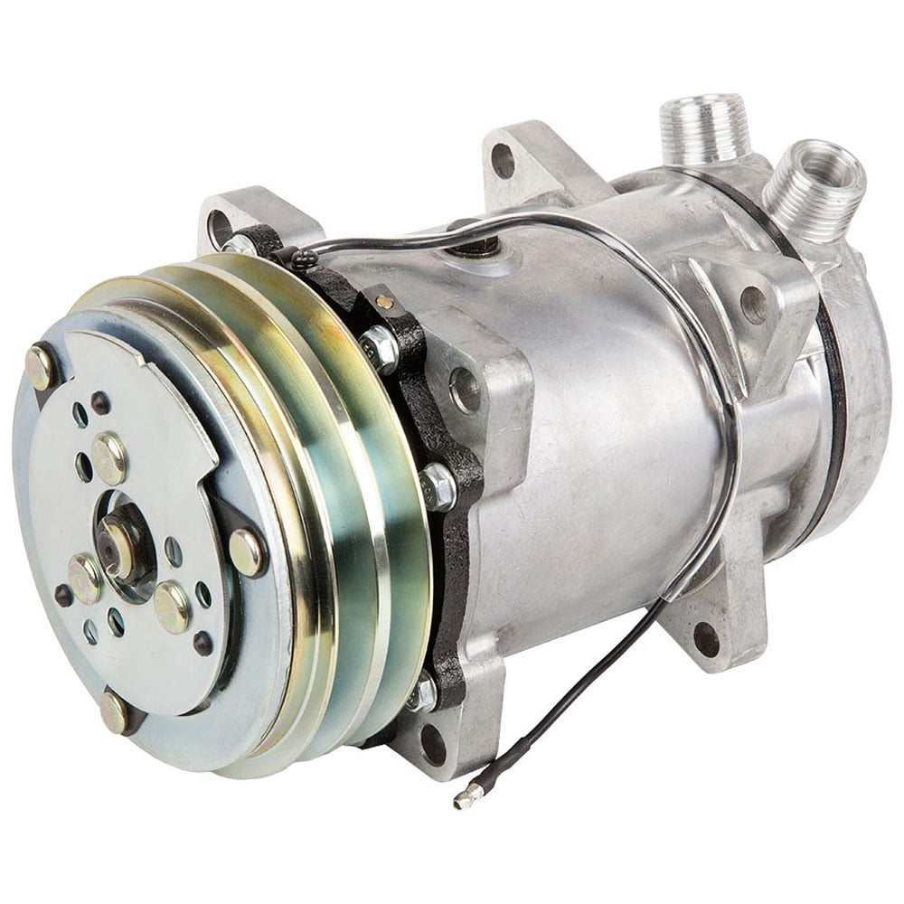 AC Compressor & Double-V-Belt A/C Clutch For Chevy GMC & Winnebago ...