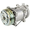 thumbnail image 1 of AC Compressor & Double-V-Belt A/C Clutch For Chevy GMC & Winnebago Motorhome RV Replaces Sanden SD510 9114 - BuyAutoParts, 1 of 6