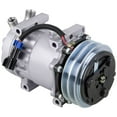 thumbnail image 1 of AC Compressor & Double V-Belt A/C Clutch For Freightliner Replaces Sanden SD7H15 4894 4491 4695 4699 4752 - BuyAutoParts, 1 of 7
