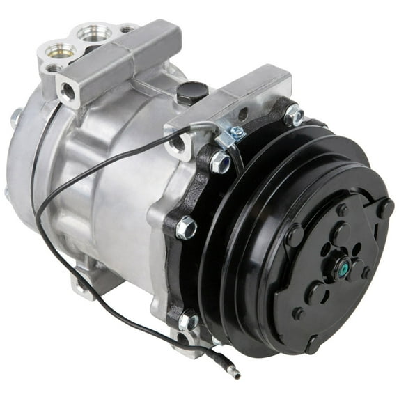 AC Compressor & Single Groove A/C Clutch For Mazda RX-7 FC 1986 1987 1988 Replaces Sanden SD708 7200 - BuyAutoParts