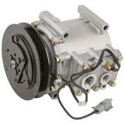 AC Compressor & Single-Groove A/C Clutch For Mitsubishi Fuso Replaces MSC90T 12v AKC200A273B - BuyAutoParts