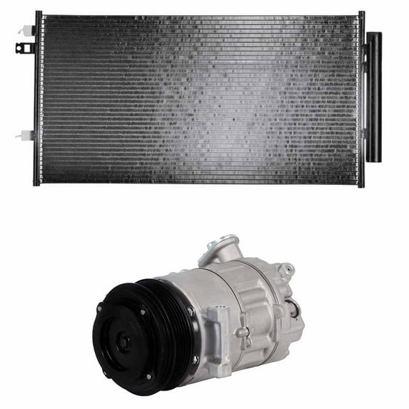 AC Compressor w/ A/C Condenser & Drier For 2015 Dodge Ram ProMaster City - BuyAutoParts
