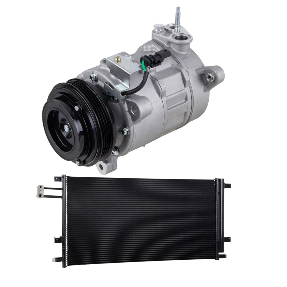 AC Compressor w/ A/C Condenser & Drier For Chevy Tahoe Suburban ...