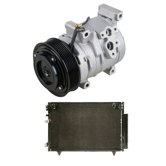 AC Compressor w/ A/C Condenser & Drier For Scion tC 2005 2006 2007 2008 2009 2010 - BuyAutoParts