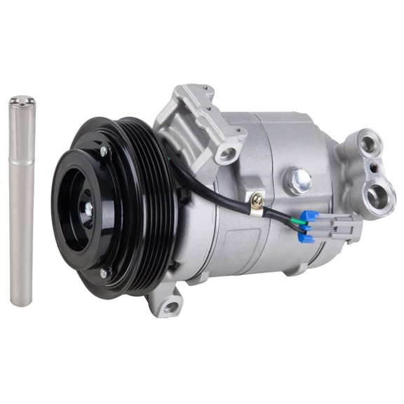 AC Compressor w/ A/C Drier For Chevy Equinox & GMC Terrain 2.4L 4-Cyl 2010 2011 - BuyAutoParts