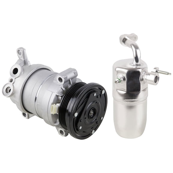AC Compressor w/ A/C Drier For Chevy Silverado Avalanche & GMC Sierra 1999 2000 2001 2002 Replaces Delphi HU6 - BuyAutoParts