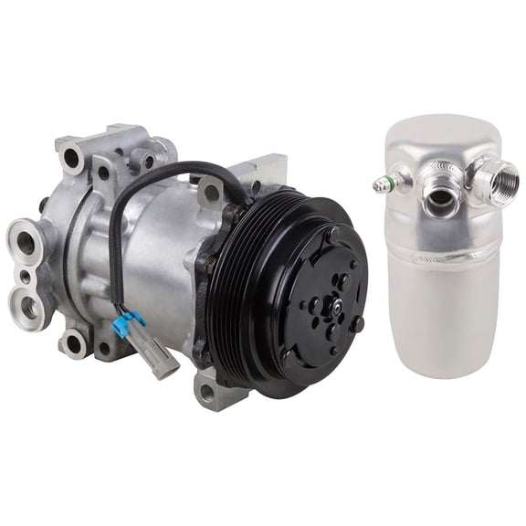 AC Compressor w/ A/C Drier For Chevy Silverado Cheyenne Pickup Tahoe Suburban GMC Sierra Yukon Cadillac Escalade - BuyAutoParts