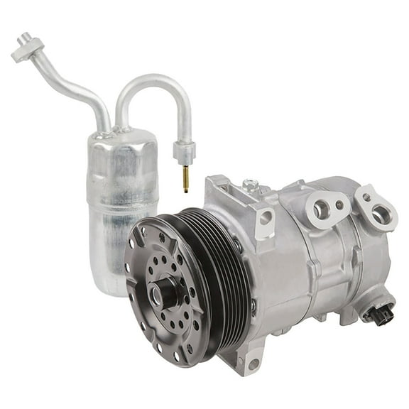 AC Compressor w/ A/C Drier For Chrysler 200 Sebring & Dodge Avenger 2.4L 4-Cyl 2009 2010 2011 2012 2013 2014 - BuyAutoParts