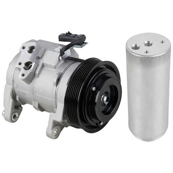 AC Compressor w/ A/C Drier For Dodge Durango 5.7L Hemi V8 2004 2005 2006 - BuyAutoParts