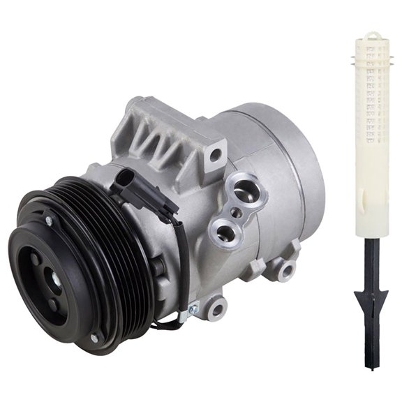 AC Compressor w/ A/C Drier For Ford Fusion Mercury Milan 2.5L 3.0L Auto Trans Non-Hybrid 2010 2011 2012 - BuyAutoParts