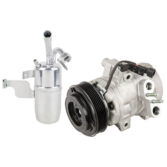 AC Compressor w/ A/C Drier For Ford Transit Connect Van 2010 2011 2012 2013 2014 2015 - BuyAutoParts