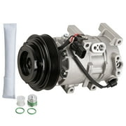 AC Compressor w/ A/C Drier For Hyundai Accent & Kia Rio 2012 2013 2014 2015 2016 2017 - BuyAutoParts