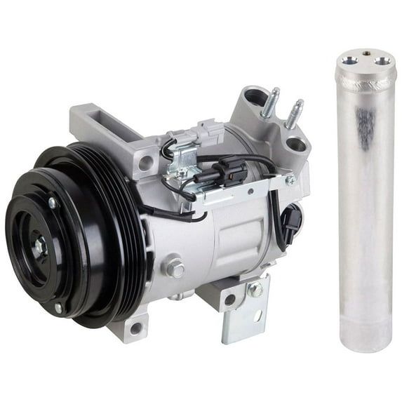 AC Compressor w/ A/C Drier For Infiniti M35 & M35x 2006 2007 2008 - BuyAutoParts