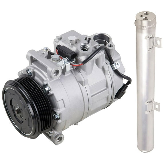 AC Compressor w/ A/C Drier For Mercedes ML350 ML500 ML550 GL320 GL350 GL450 GL550 R350 R500 w/ 6-GROOVE PULLEY - BuyAutoParts