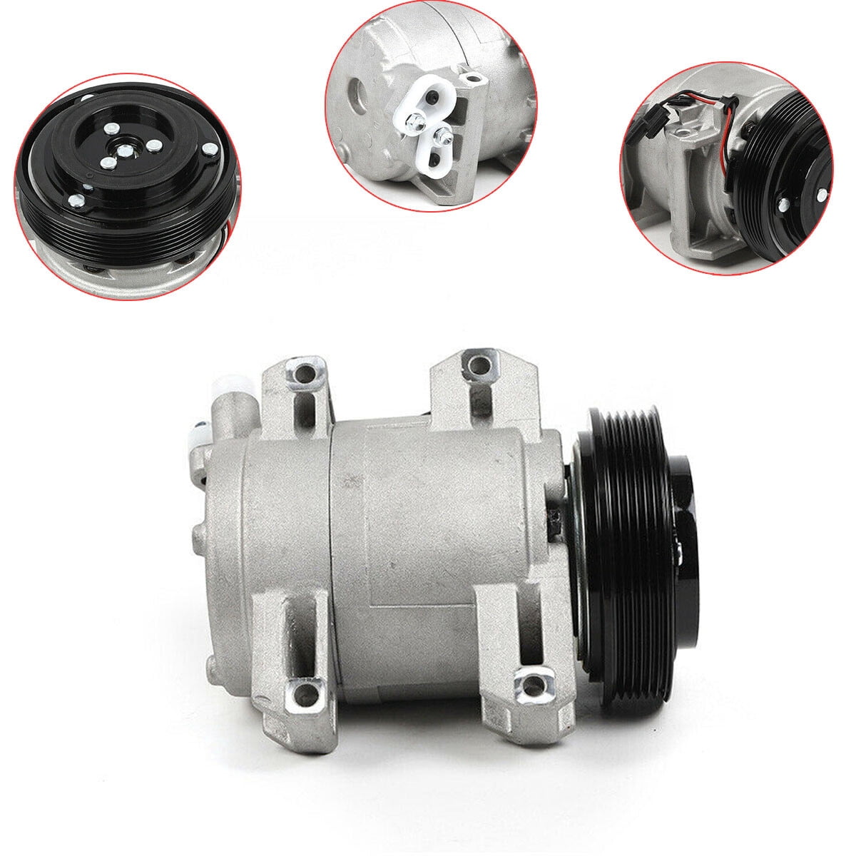 AC Compressor w/ Clutch Fits For Nissan Rouge L4 2.5L 2008-2013 ...