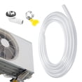 thumbnail image 1 of AC Condensate Drain Kit, Universal Outdoor Unit Leak-Proof Connector, Flexible PVC Pipe for Mini Split/Central AC, Easy Install Corrosion-Resistant, 1 of 7