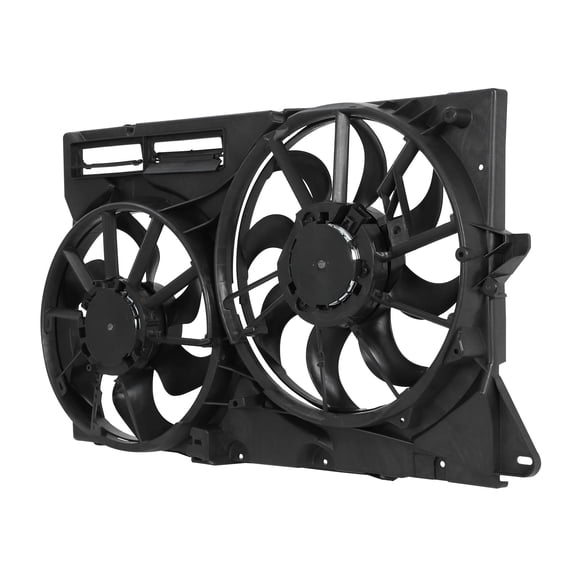 AC Condenser Radiator Cooling Dual Fan For 2013-2019 Ford Taurus Police Interceptor 2016-2019 Explorer DG1Z8C607 621564