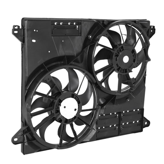 AC Condenser Radiator Cooling Dual Fan For 2015-2021 Ford Edge 2016-2018 Lincoln MKX F2GZ8C607B